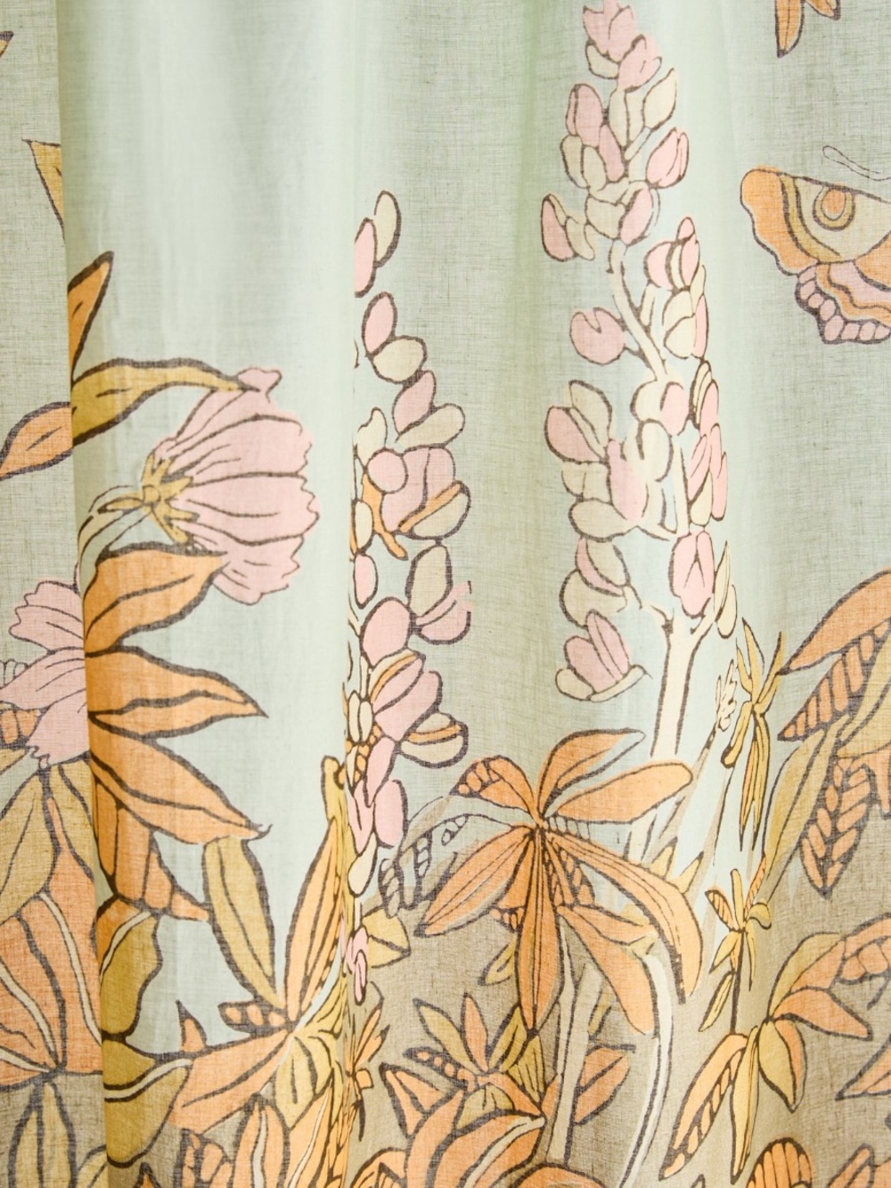 Kora Botanical Window Panel - Picture 3 of 4